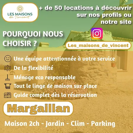 度假居 Margaillan - Parking - Jardin - Clim *